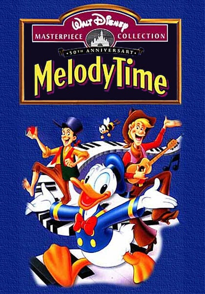 《旋律时光 melody time》1948年5月27日,迪士尼第10部经典动画,短篇