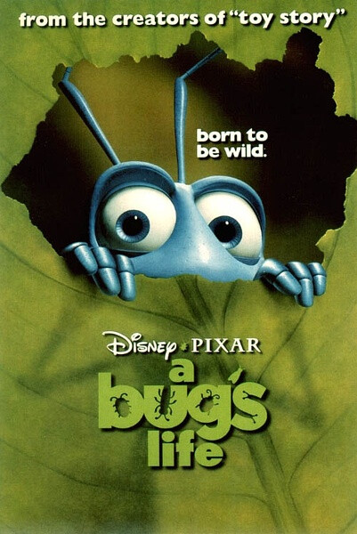 《虫虫危机 a bug's life》1998年11月25日,第2部迪士尼/皮克斯动画