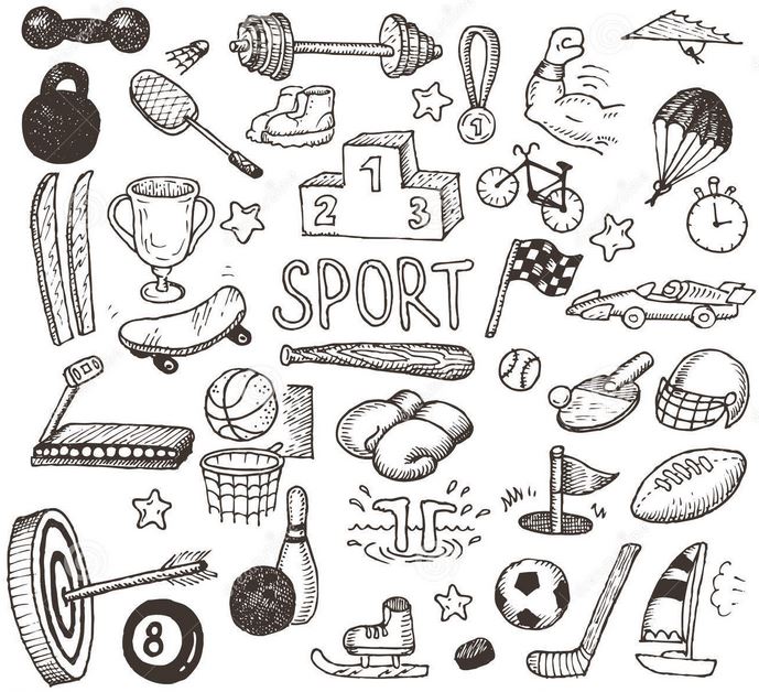 运动健身卡通图片