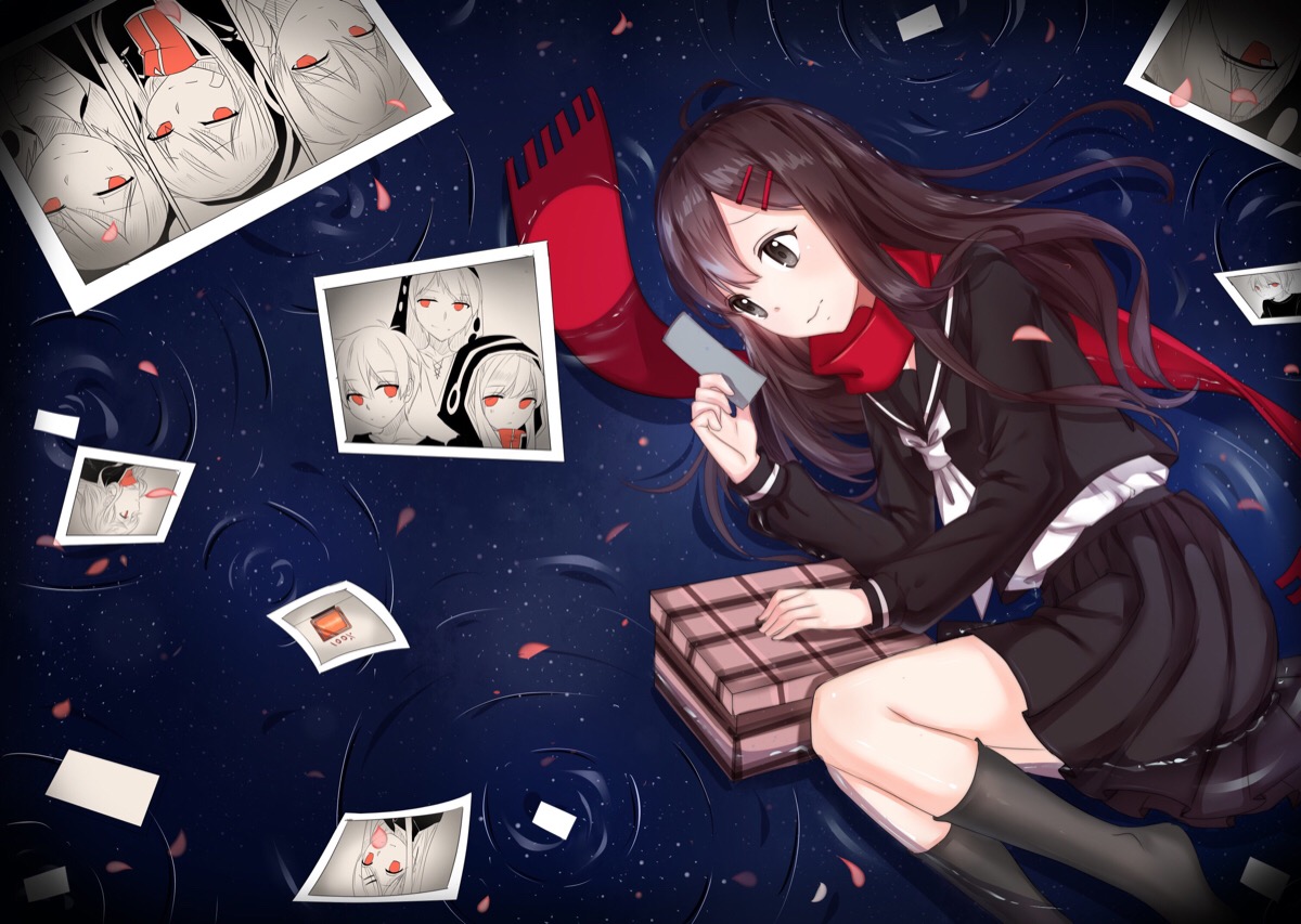【虎斑*收集】二次元 手绘 美 动漫 意境 插画 头像 壁纸 动漫 唯美