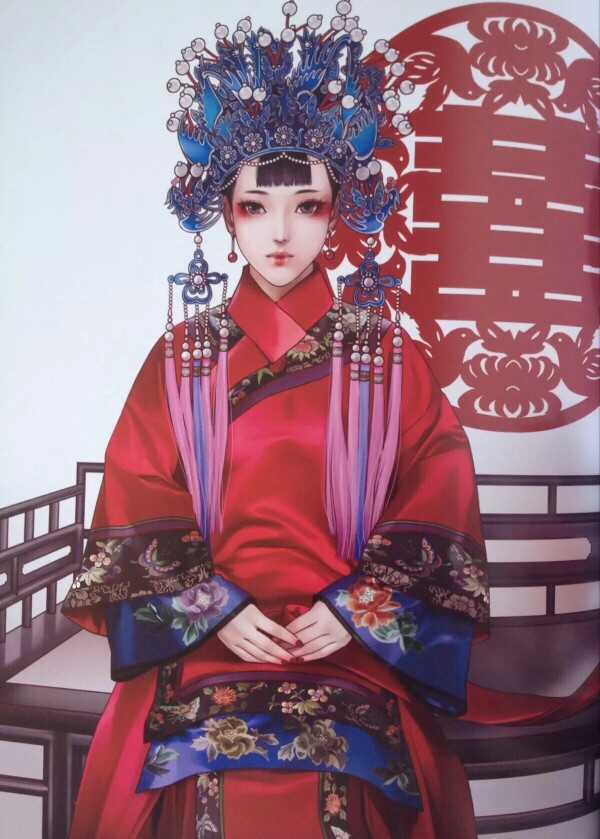 古风 插画 cg 壁纸 同人 古装 美人 手绘 鼠绘 厚涂 唯美 水墨 中国风