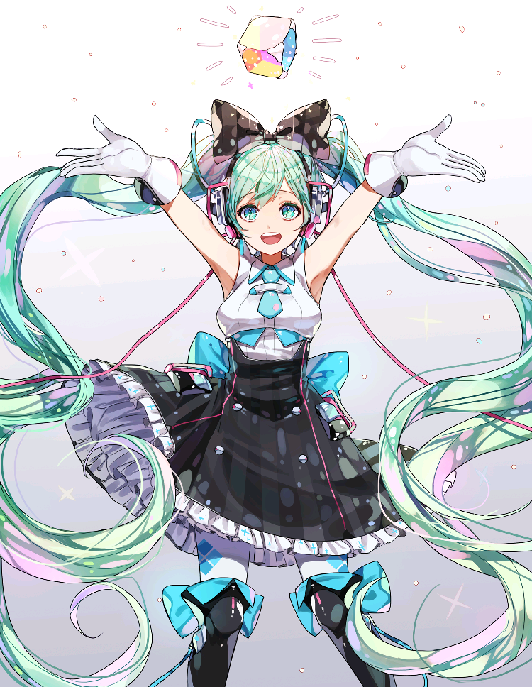 71沐湷搬运71初音未来miku 可爱 服装 v家 双马尾 pid: 56859419