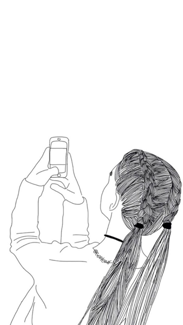 黑白女孩1