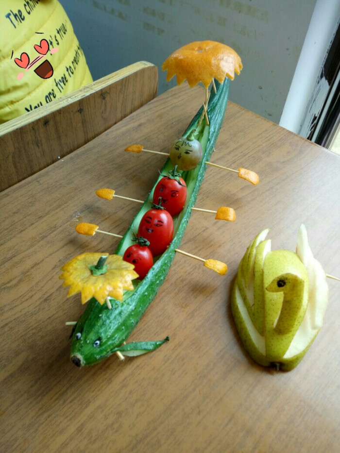 可爱的果蔬造型