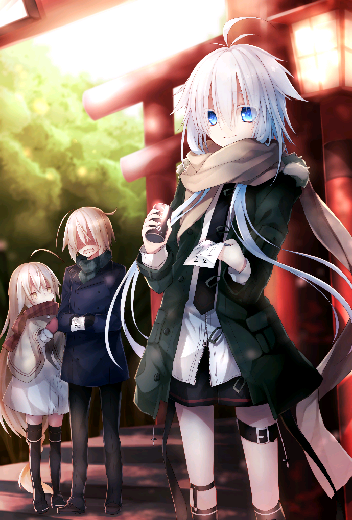 pixiv#p站#原创#动漫#二次元#清晰#萌#正太#萝莉#蓝色#白发#蓝瞳