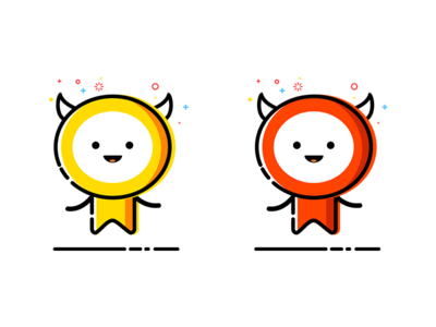 kk pp / 小恶魔/ icon / 小图案/ 趣味 /设计/dribbble