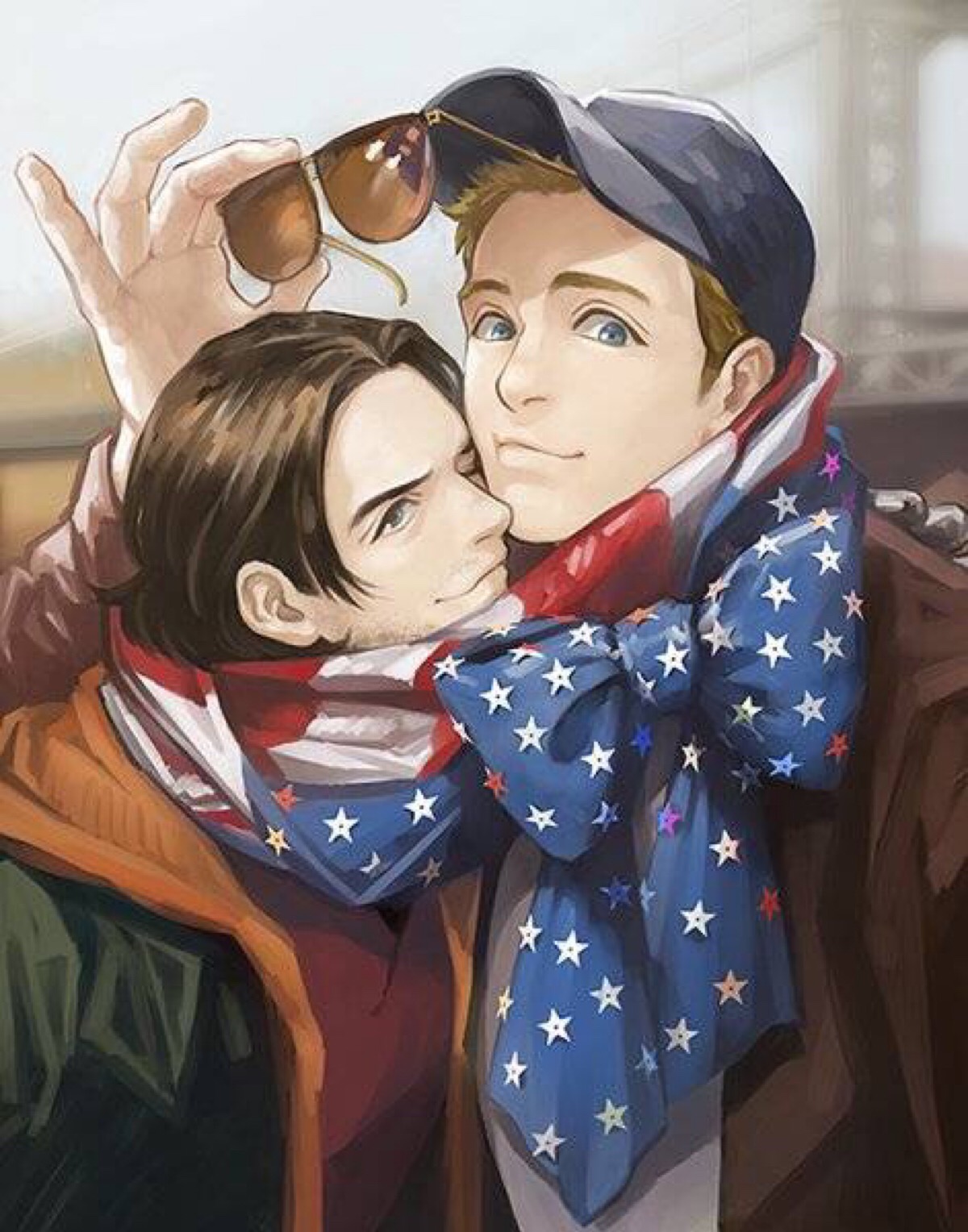 盾冬stucky 美国队长 冬日战士 steve rogers bucky 美队 冬兵