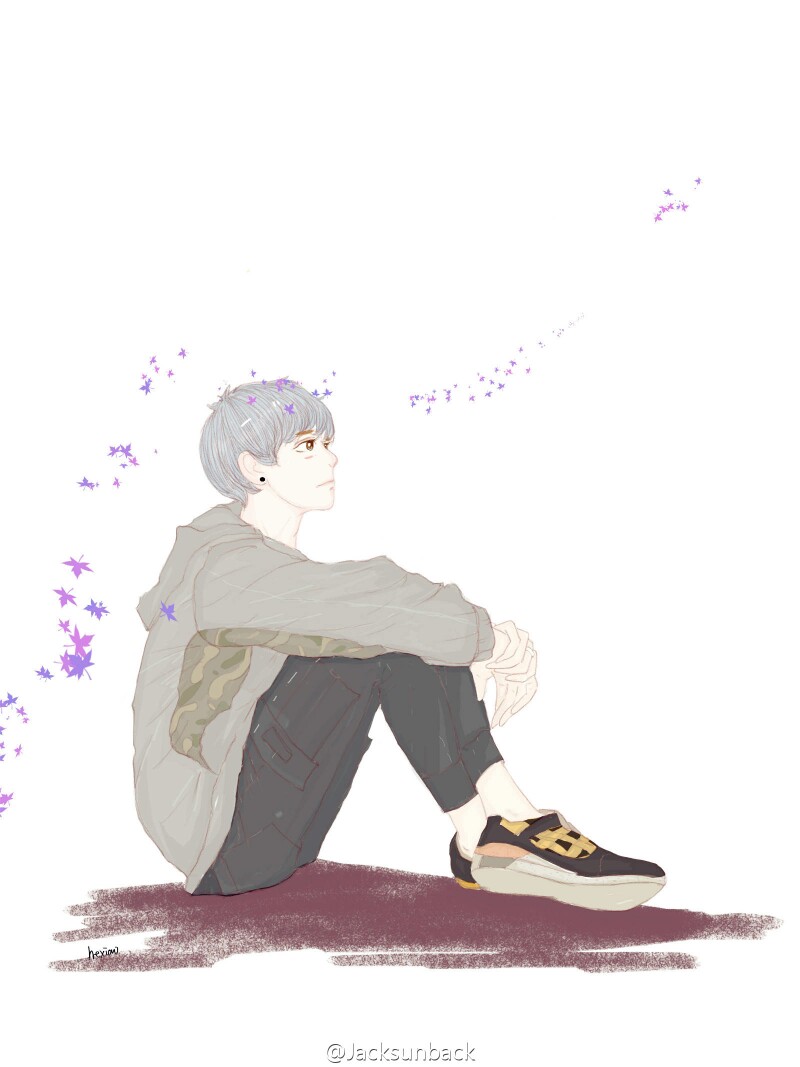 可爱萌头像 二次元美男手绘插画灵感来源 易烊千玺微博图片 cr