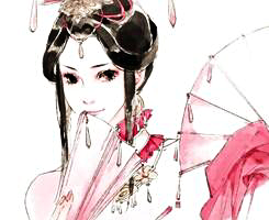 伊吹五月 古风手绘 不一样的汉服唐装 剑网三 七秀
