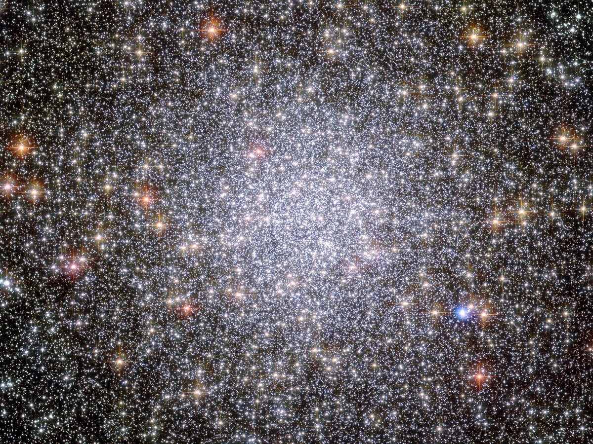 使用哈勃的科学家观测到的白矮星在集群.这些濒临死亡的恒星从