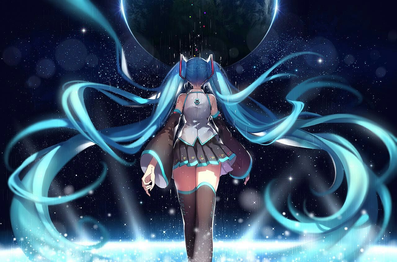 初音未来 美少女 二次元 v家 壁纸