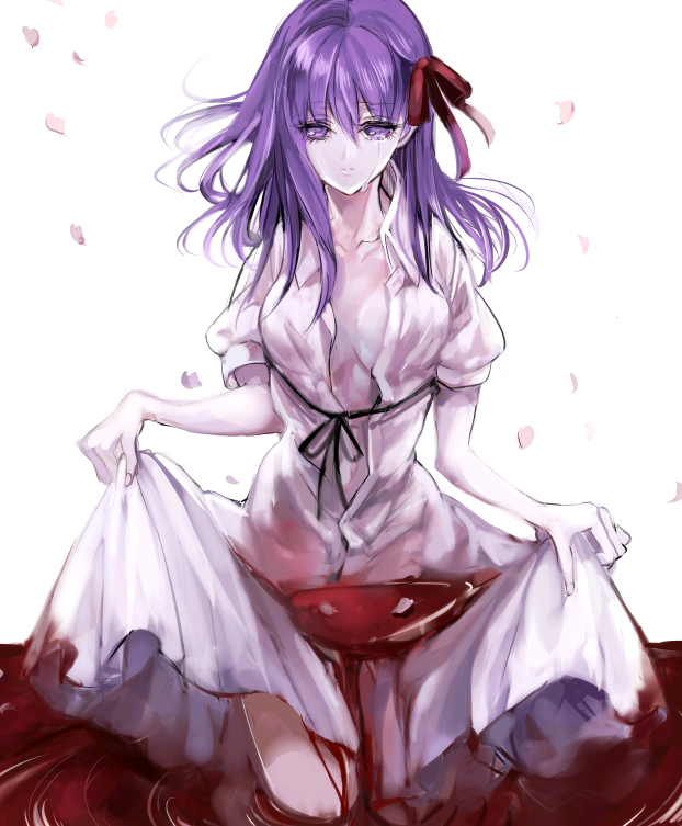 fate 间桐樱 萌 可爱 少女 插画 壁纸 二次元 动漫 p站 heaven"s fell