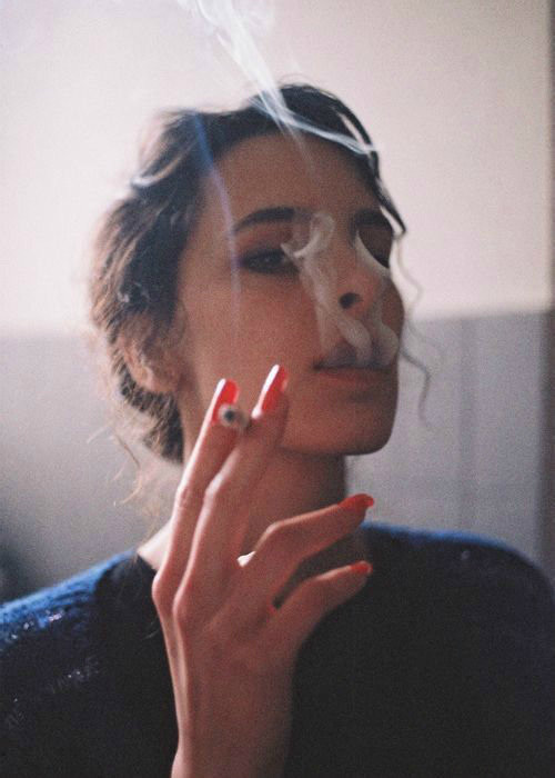 [茕茕子赋] [女头] 欧美范儿的抽烟女人 气质落拓流离