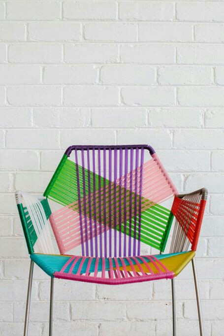 彩虹编织座椅