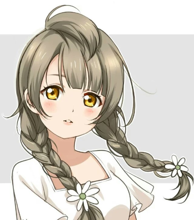 lovelive 南小鸟 麻花 头像 同人