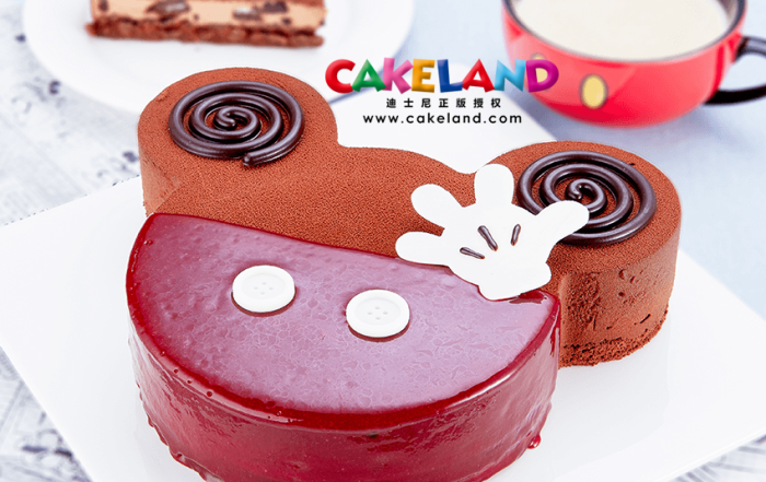 米奇系列(巧克力慕斯)——cakeland客乐多,迪士尼正版授权蛋糕品牌