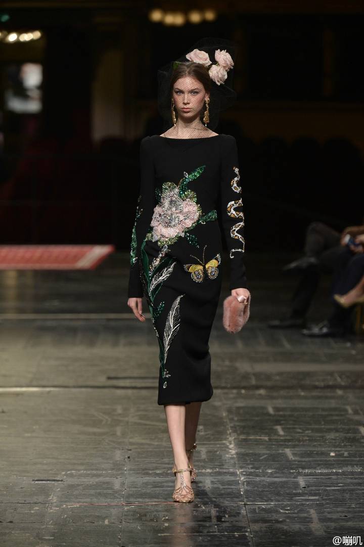 dolce&gabbano 时装周 时装秀 米兰时装周 霸气 女性 服装 巴洛克风格
