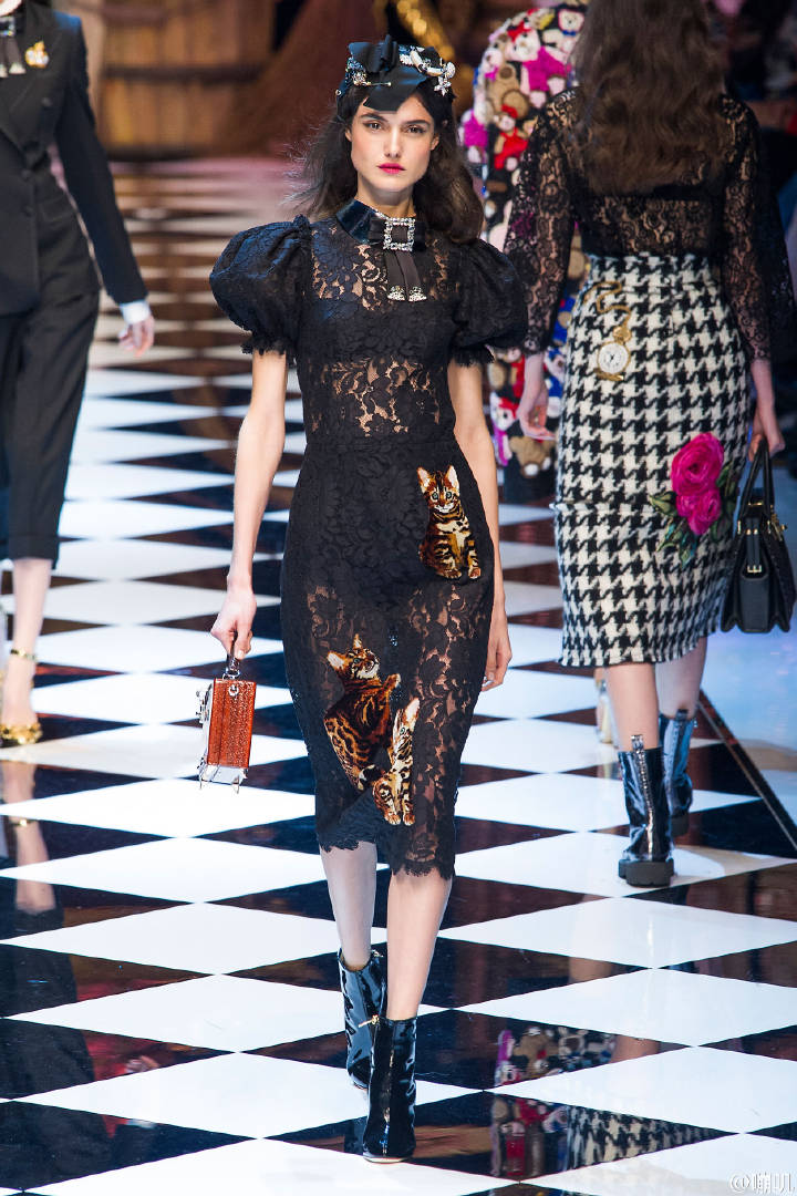 dolce&gabbano 时装周 时装秀 米兰时装周 霸气 女性 服装 巴洛克风格