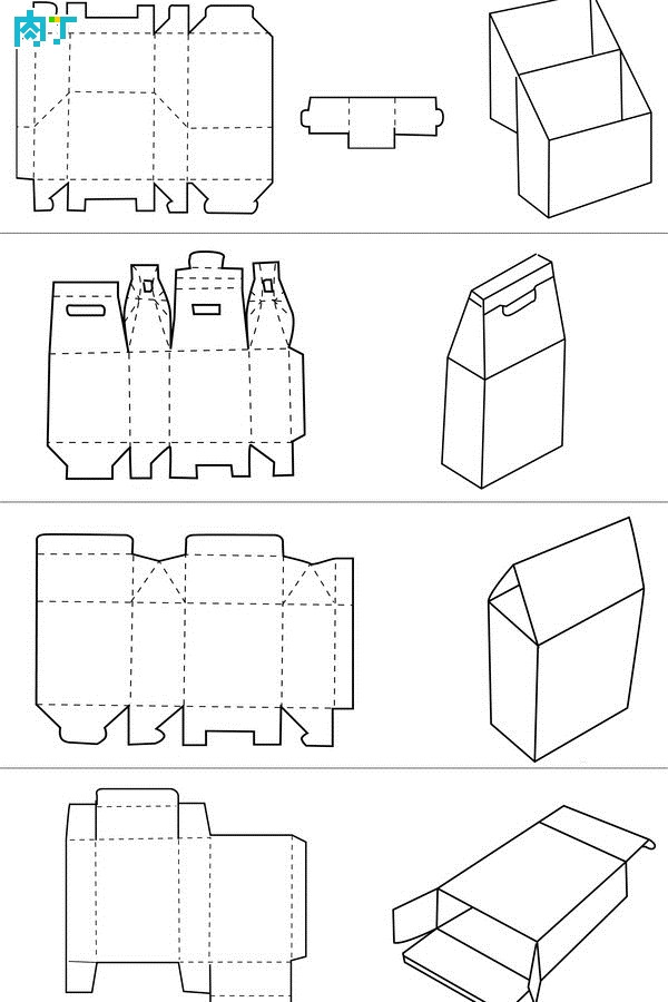 包装展开图