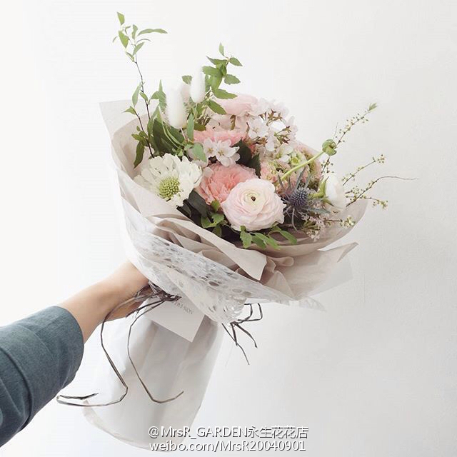 ins 韩式花束 chic风韩国花店 from instagram 关注微博每日更新
