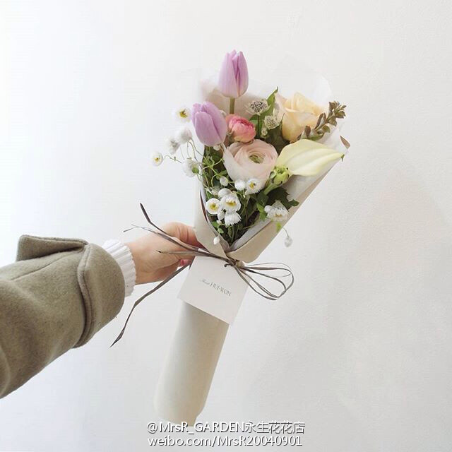 ins | 韩式花束 chic风韩国花店 from instagram 关注微博每日更新