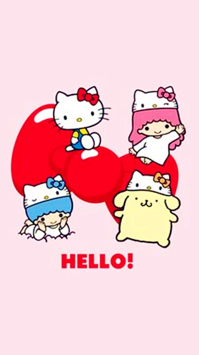 iphone 壁纸 hello kitty 凯蒂