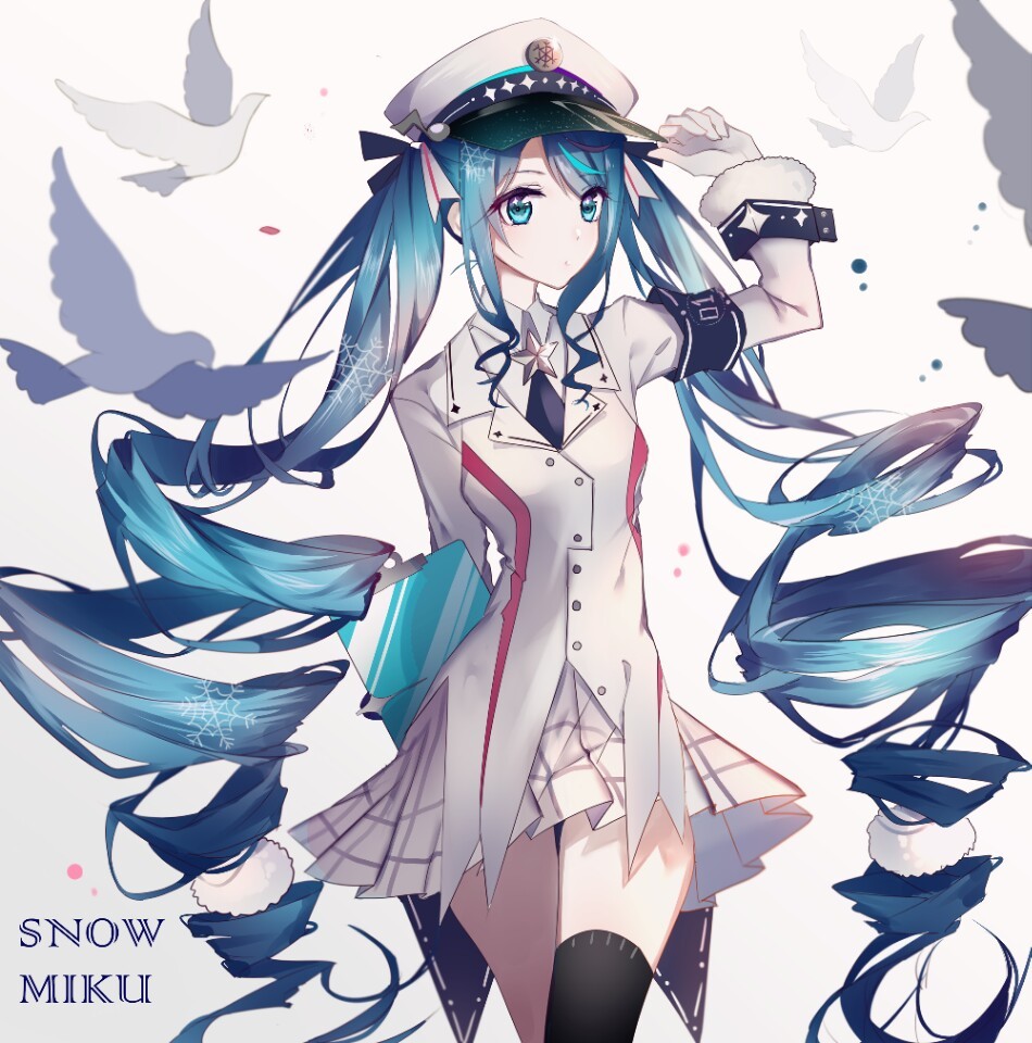 初音未来高清图#萌萌哒 公主殿下 樱初音 雪初音 圣诞初音 枫初音 冰