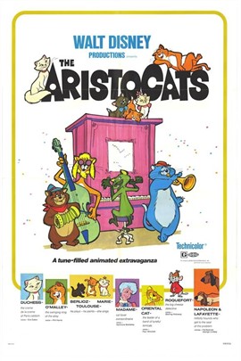 1970/12/24 《the aristocats 》译名:《猫儿历险记》