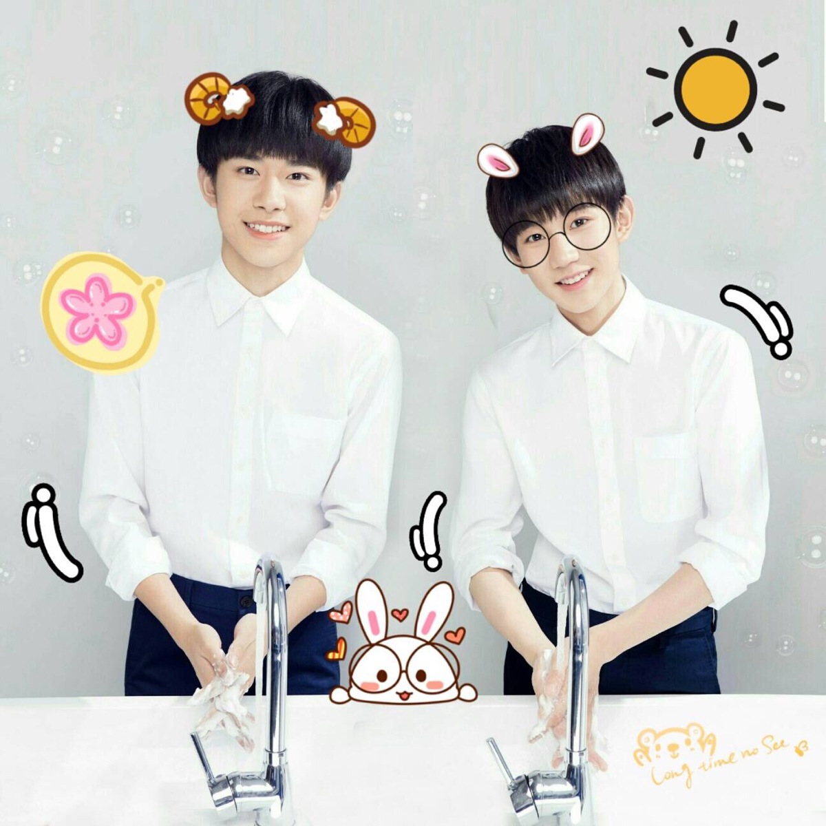 王源 #易烊千玺 #tfboys 舒肤佳花絮 高清 可爱 软妹币组