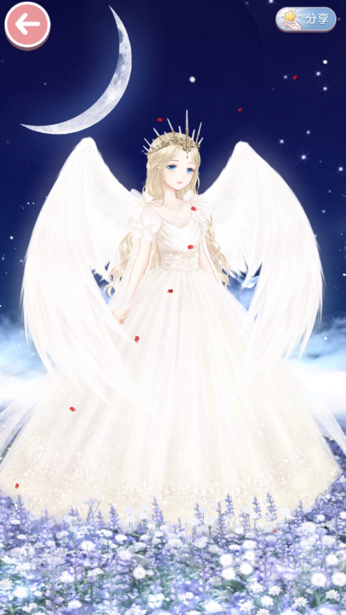 奇迹暖暖 圣灵天使 女生 壁纸 二次元 大翅膀