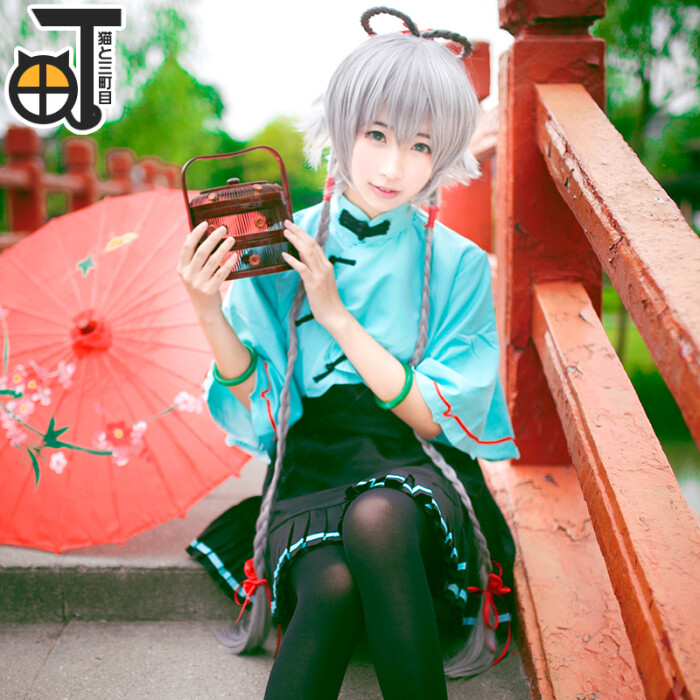 预售包邮【三町目】洛天依三月雨常服cosplay服装vocaloid/v家