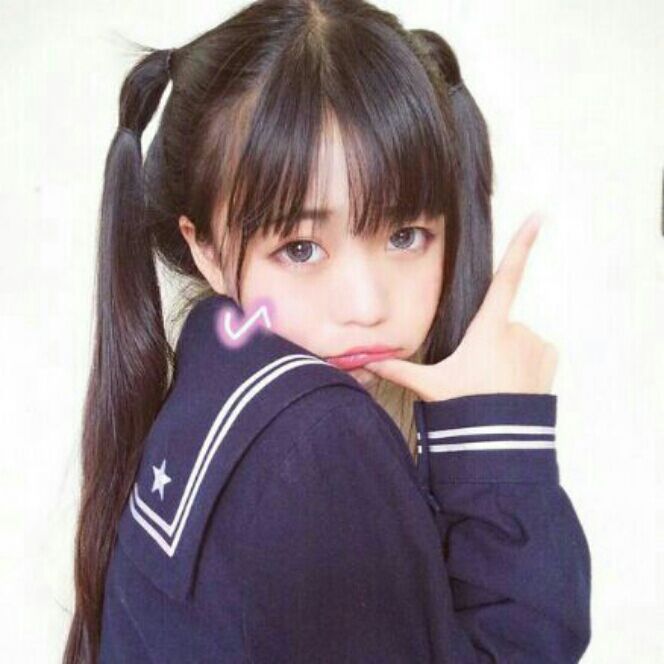 少女头像 女头 韩系女头 日系头像 校服 可爱 萌