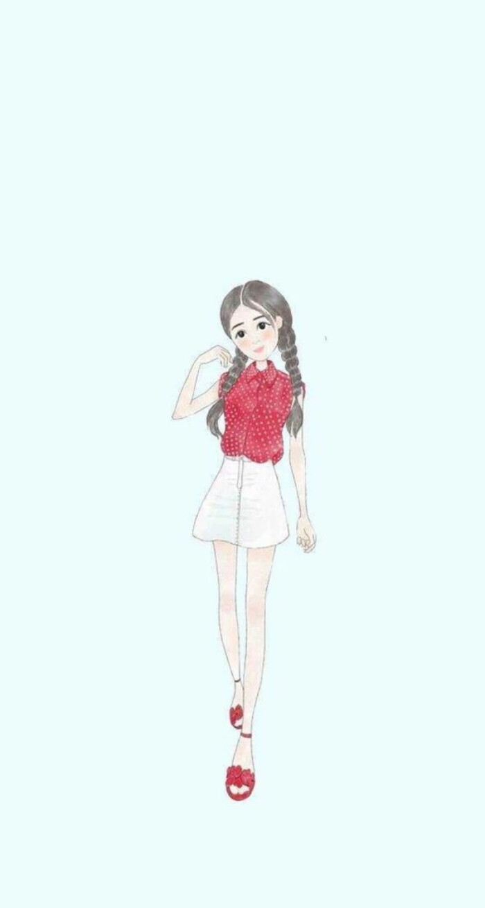 可爱 手绘 卡通 动漫 二次元 萌系 清新 插画 萌妹 森系 文艺 壁纸