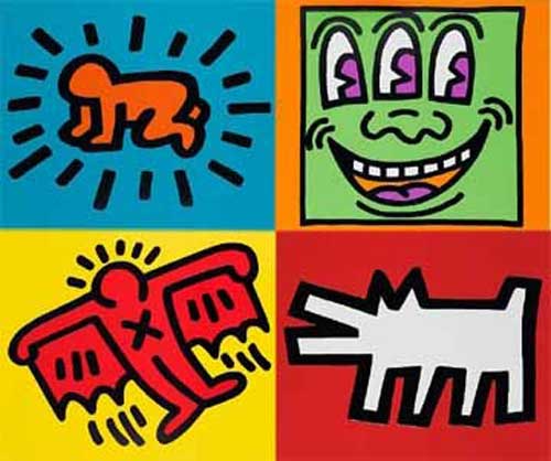 涂鸦艺术大师凯斯·哈林 (keith haring)