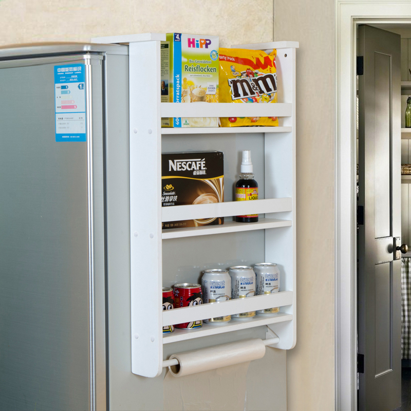 冰箱置物架层架 冰箱挂架侧壁挂架 冰箱架子调料架厨房用品收纳架