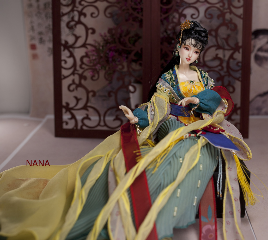 nana,花花合作成品娃—花卿令系列 迎春花 仅展示