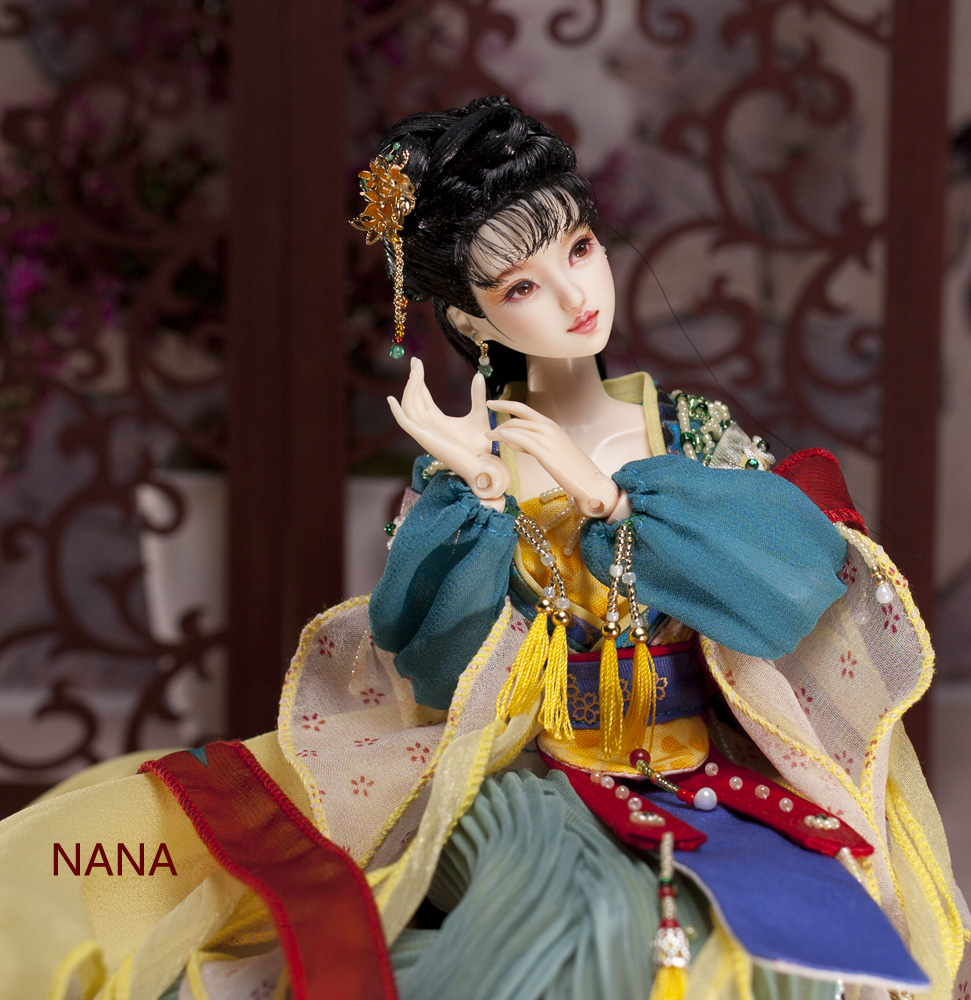 nana,花花合作成品娃—花卿令系列 迎春花 仅展示