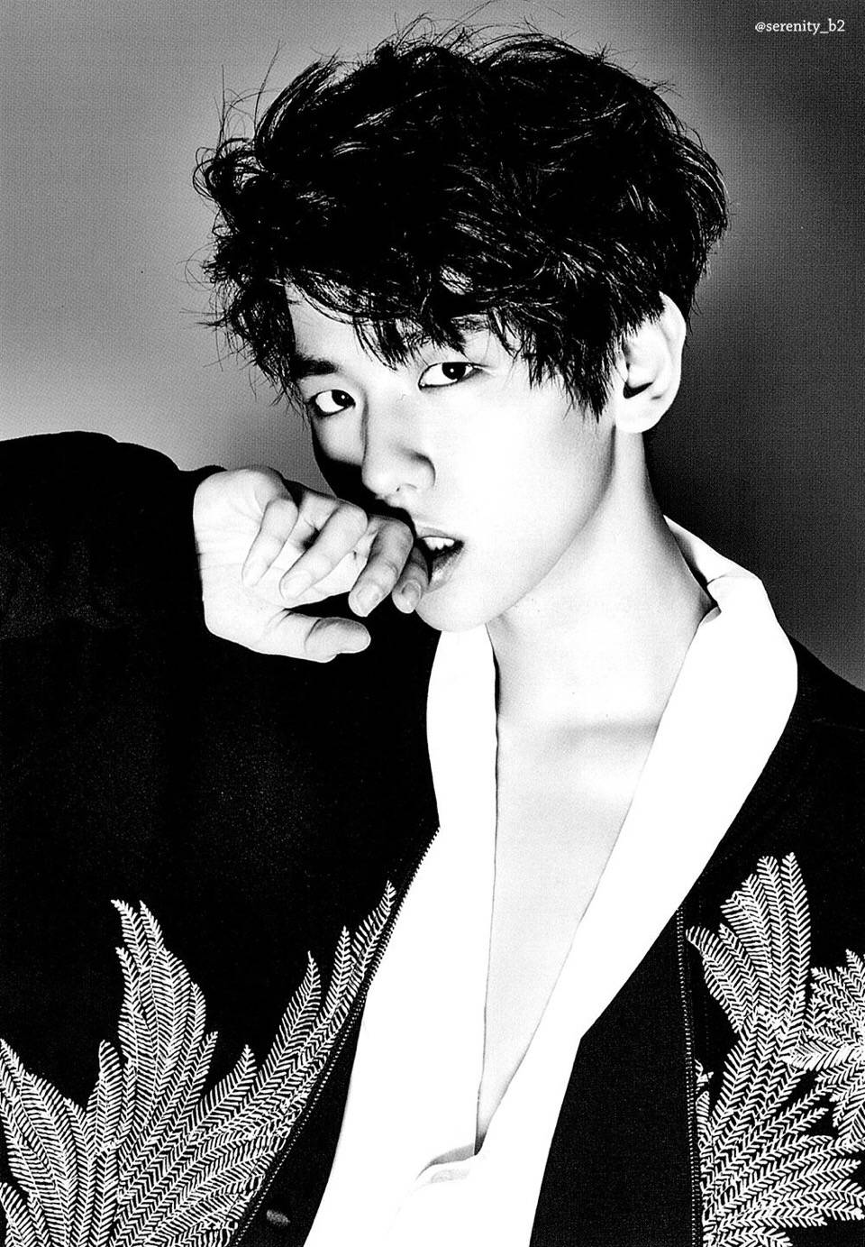 exo 边伯贤 baekhyun #monster# w korean 扫图 cr logo