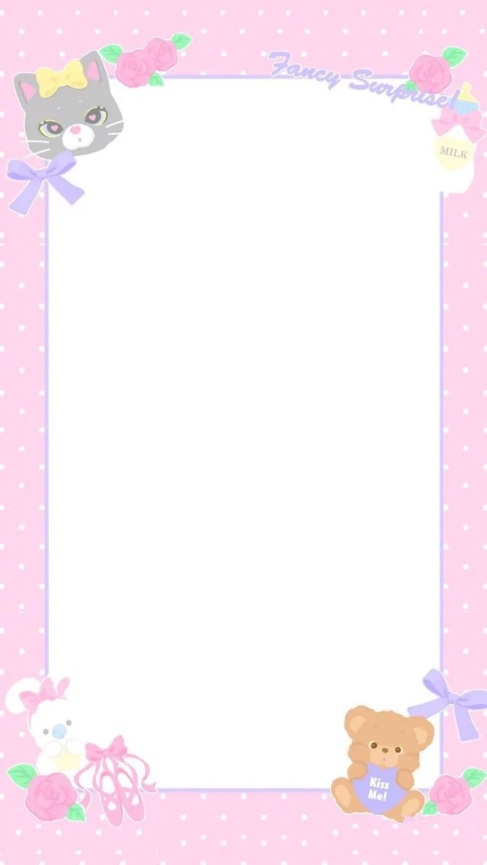 平铺 萌物 软妹 少女心 粉色 卡通 可爱 人物 萌萌的 手机壁纸 背景