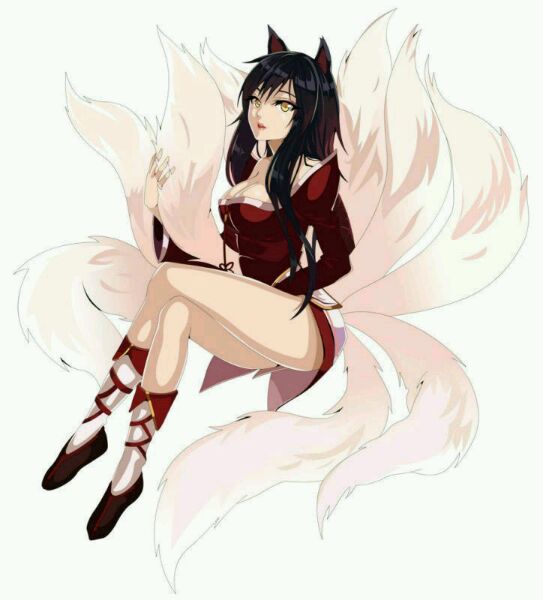 英雄联盟 lol 阿狸 萌图 可爱 九尾妖狐 游戏 ahri