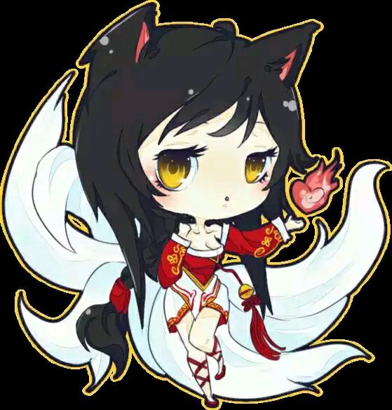 英雄联盟 lol 阿狸 萌图 可爱 九尾妖狐 游戏 ahri