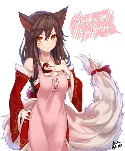 英雄联盟 lol 阿狸 萌图 可爱 九尾妖狐 游戏 ahri