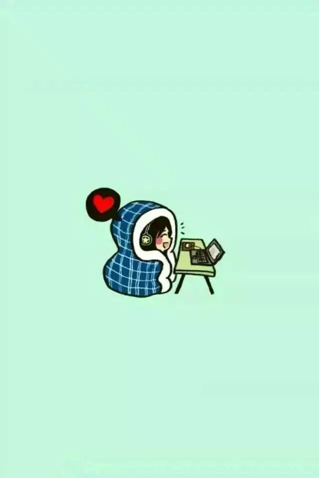 薄荷绿 壁纸 聊天背景 萌萌的 女生喜欢