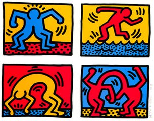 涂鸦艺术大师凯斯·哈林 (keith haring)