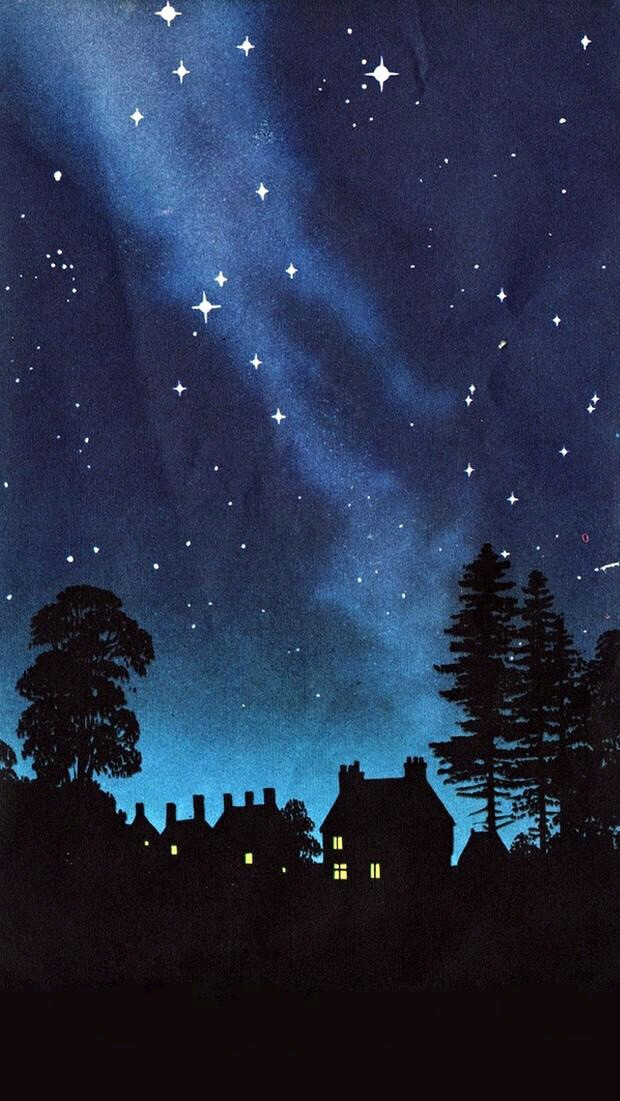 唯美的壁纸~夜晚的星空