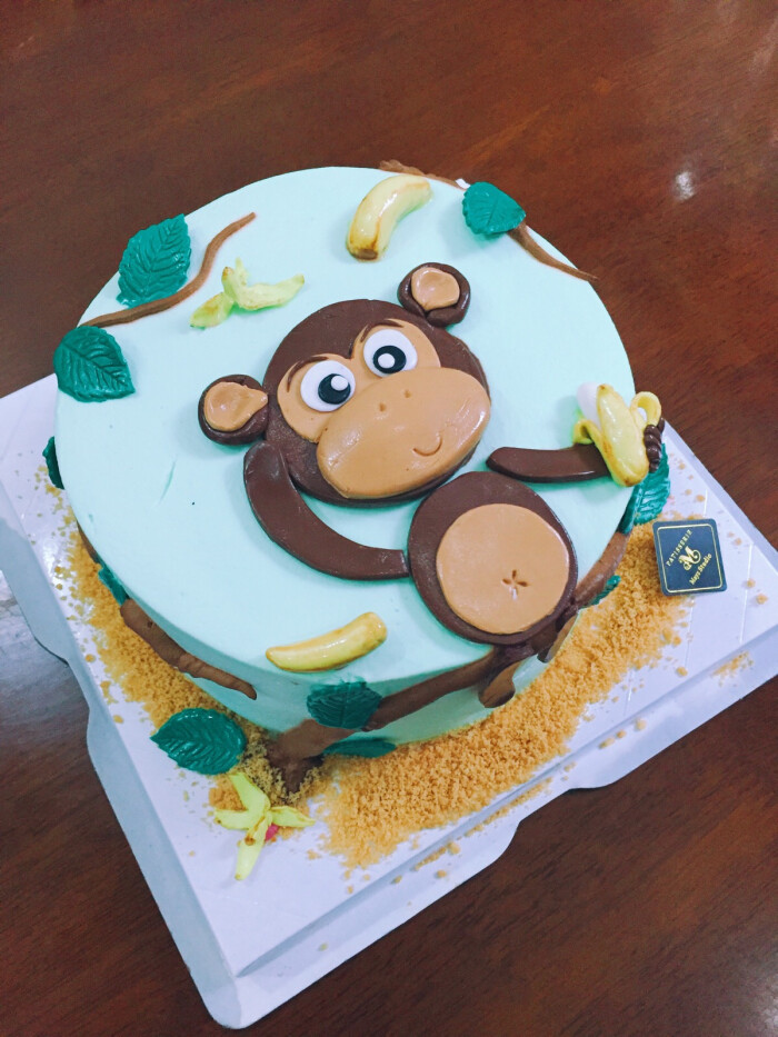 猴子 奶油蛋糕