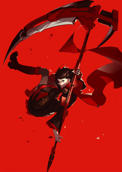 pixiv id: 55314483 画师: ask rwby red ruby,即rwby中代表红的女