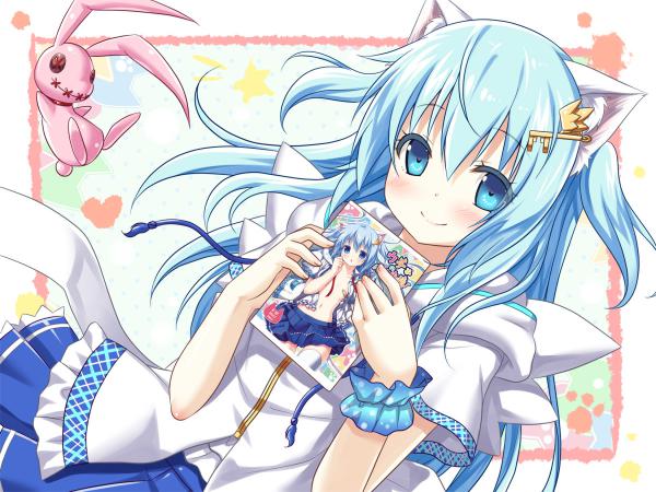 兽耳 猫耳少女 小清新 治愈 萌 二次元 可爱 萝莉 动漫 唯美 原创 q版
