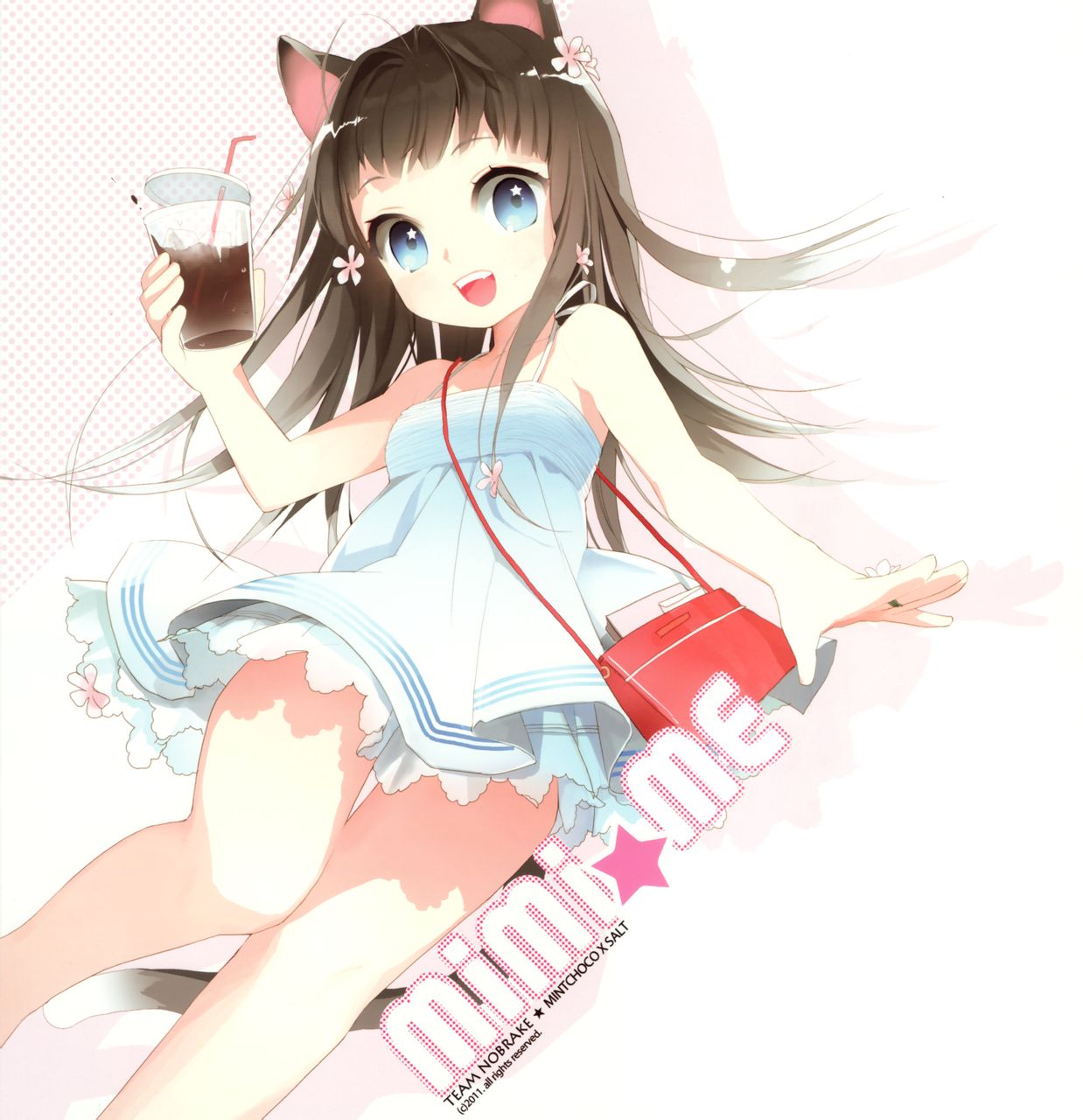 兽耳 猫耳少女 小清新 治愈 萌 二次元 可爱 萝莉 动漫 唯美 原创 q版