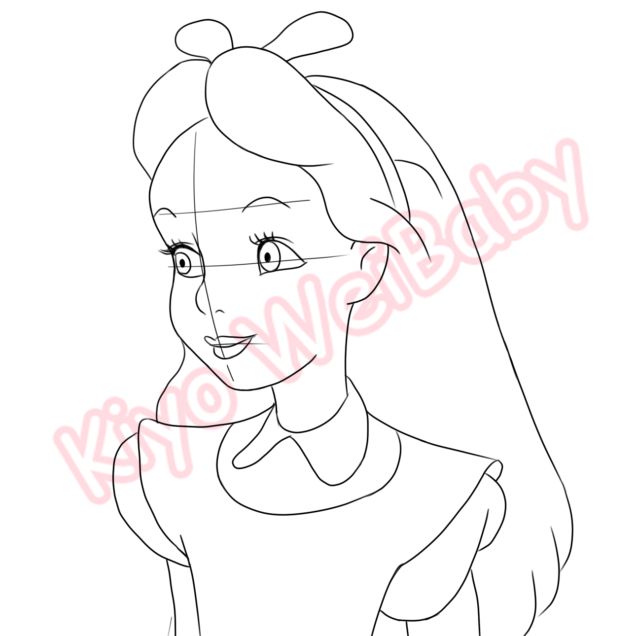 手绘教程##q版##sai##板绘##爱丽丝##简笔画#喜欢记得点个赞哦!谢谢